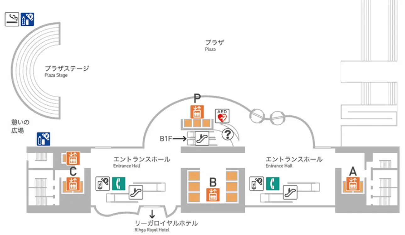 館内マップ1F