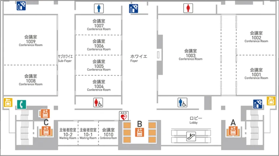 館内マップ10F